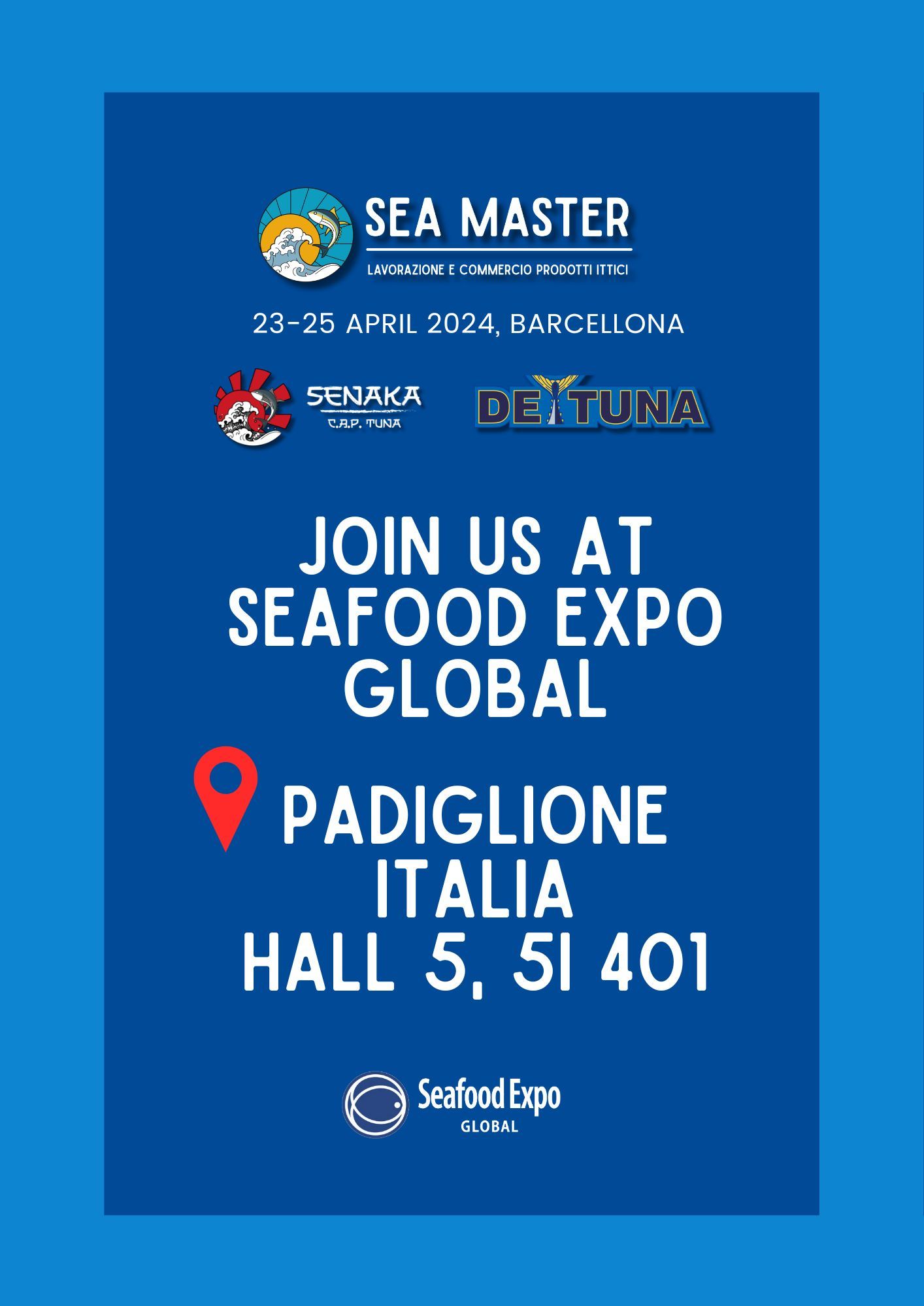 Sea Master Srl parteciperà al SeaFood Expo